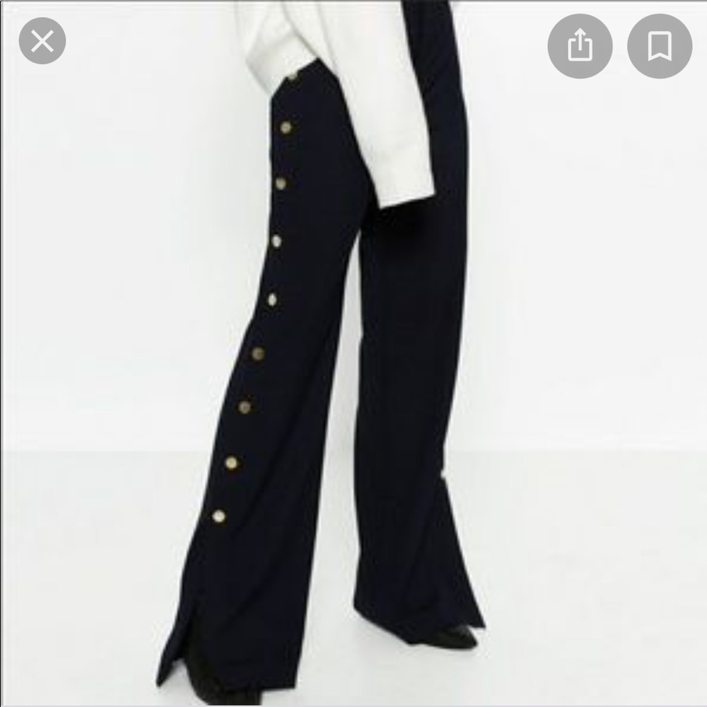 Romeo & Juliet Couture Button Down Pants